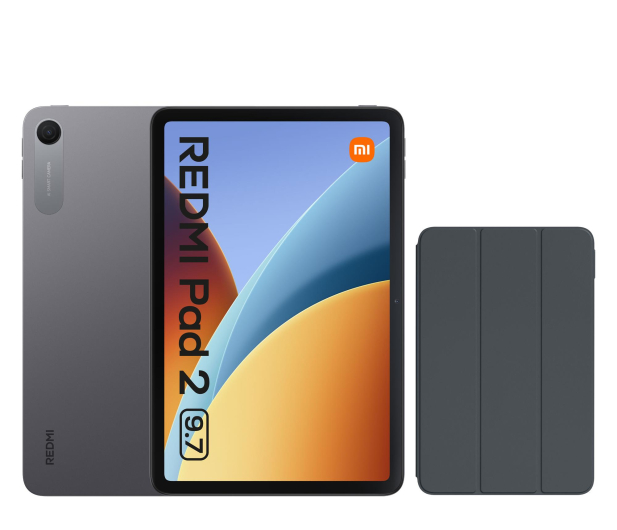 Xiaomi Redmi Pad 2 9.7" 4/64GB Gray + Cover - 1521147 - zdjęcie